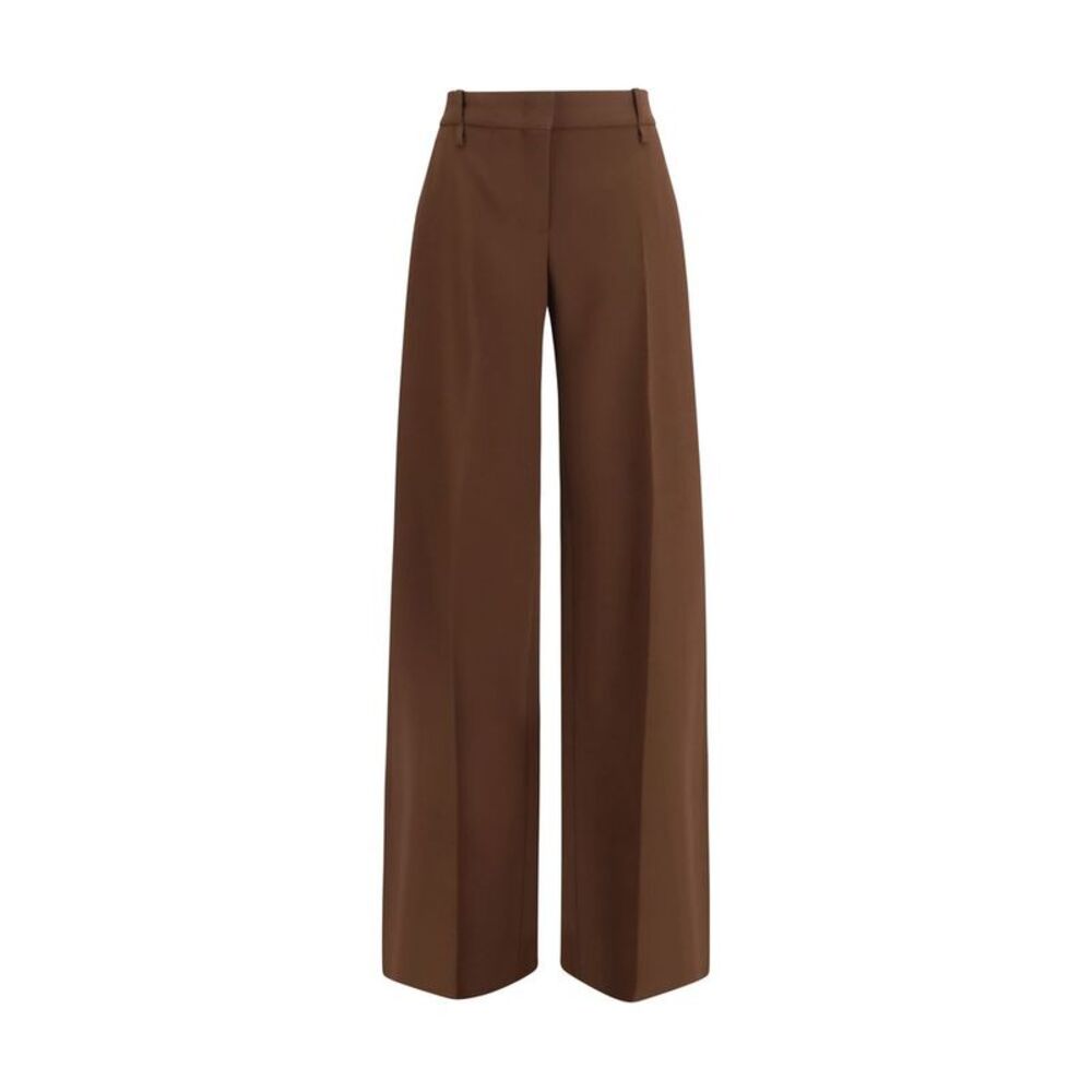 Ermanno Scervino Brown Viscose Flared Women's Pants